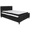Flash Furniture Platform Bed Set, Tribeca, Full, Black HG-BM-22-GG - alternate 2